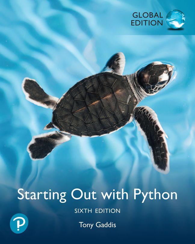 Starting Out with Python Global Edition