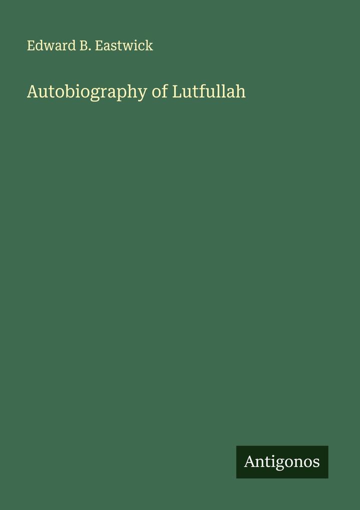Autobiography of Lutfullah