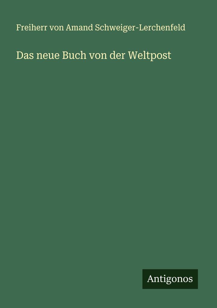 Das neue Buch von der Weltpost