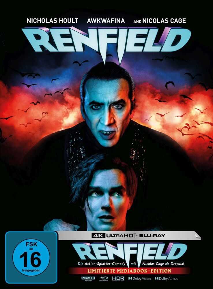 Renfield1 4K UHD-Blu-ray + 1 Blu-ray (Limitierte Mediabook-Edition Cover B)