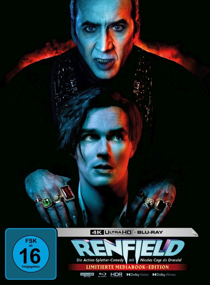 Renfield1 4K UHD-Blu-ray + 1 Blu-ray (Limitierte Mediabook-Edition Cover A)