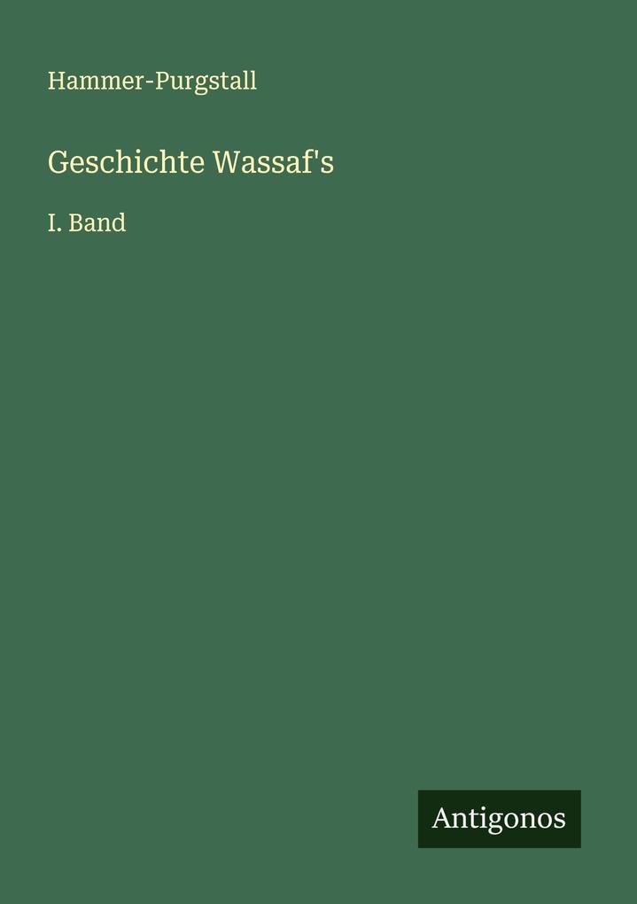 Geschichte Wassaf's