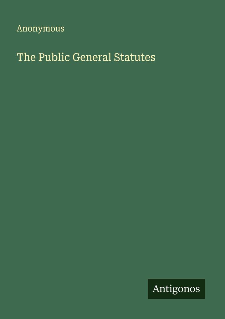 The Public General Statutes