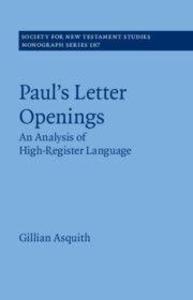 Paul's Letter Openings