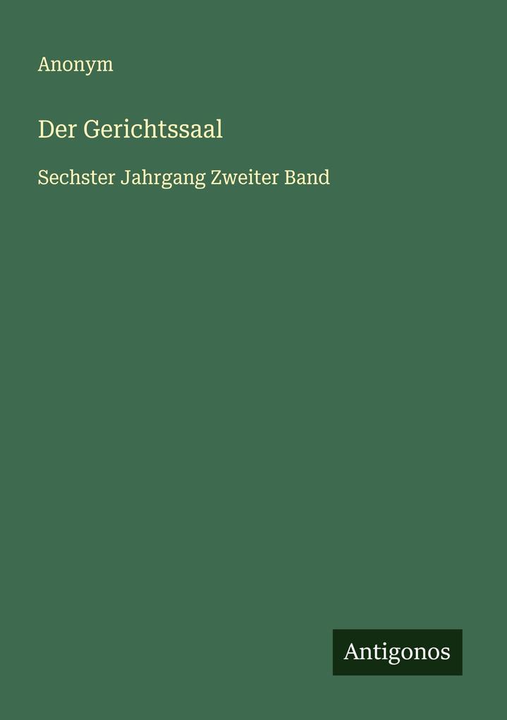 Der Gerichtssaal