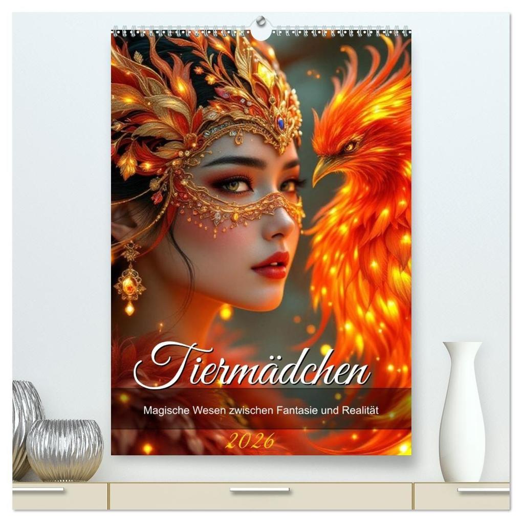 Bestienmädchen (hochwertiger Premium Wandkalender 2026 DIN A2 hoch) Kunstdruck in Hochglanz