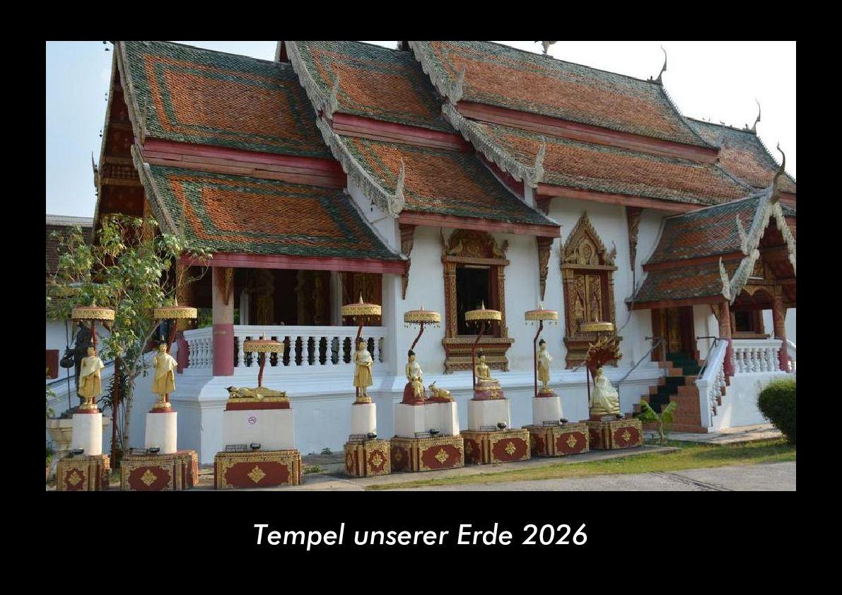 Tempel unserer Erde 2026 Fotokalender DIN A3