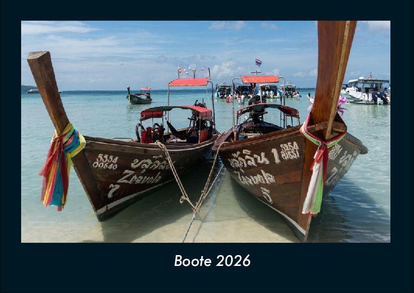 Boote 2026 Fotokalender DIN A4