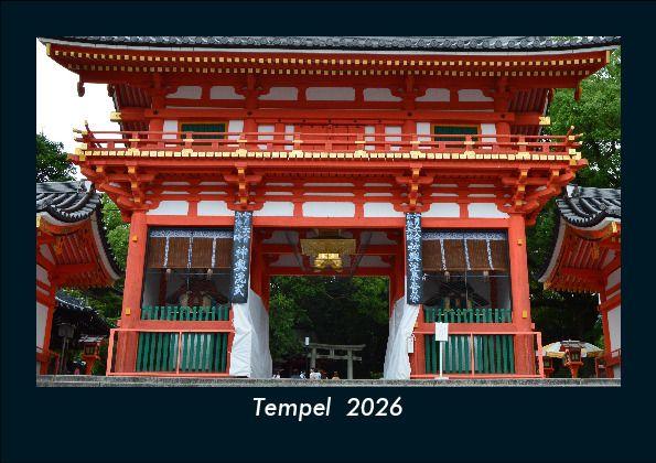 Tempel 2026 Fotokalender DIN A5
