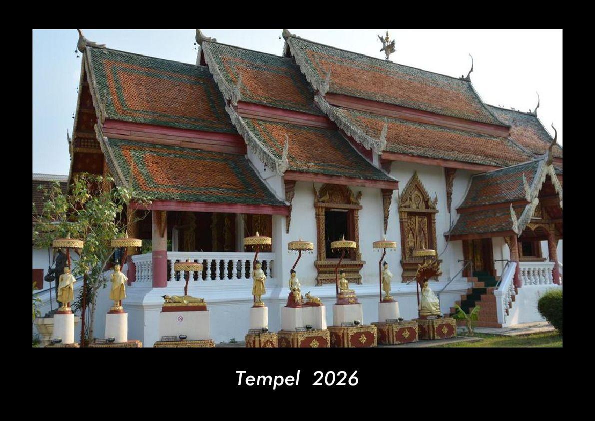 Tempel 2026 Fotokalender DIN A3