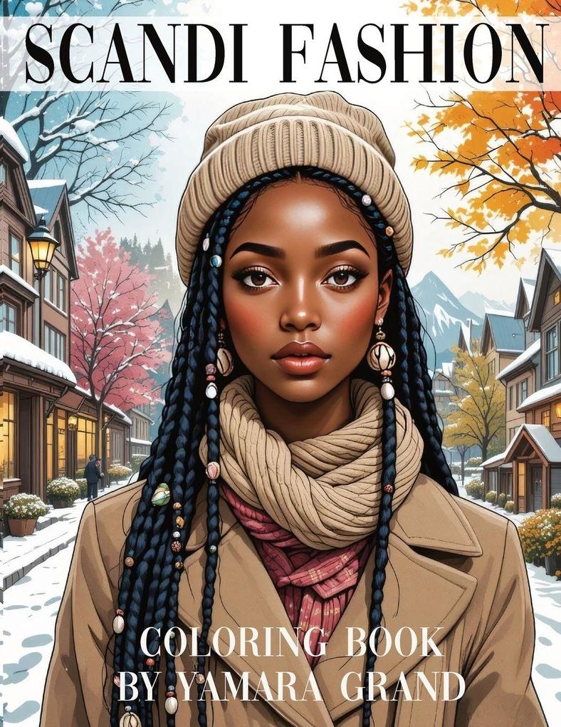 Scandi Fashion Coloring Book