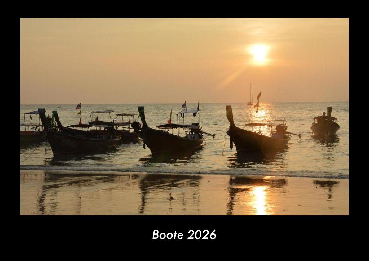 Boote 2026 Fotokalender DIN A3