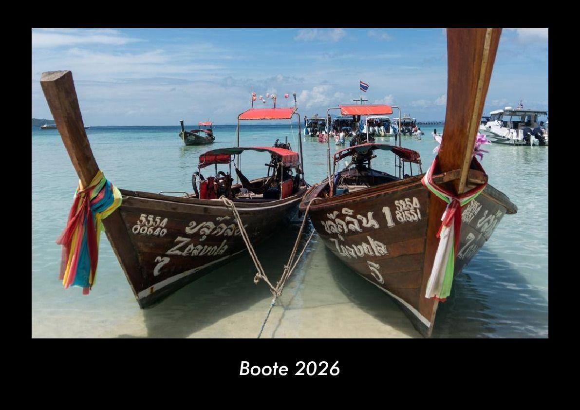 Boote 2026 Fotokalender DIN A3
