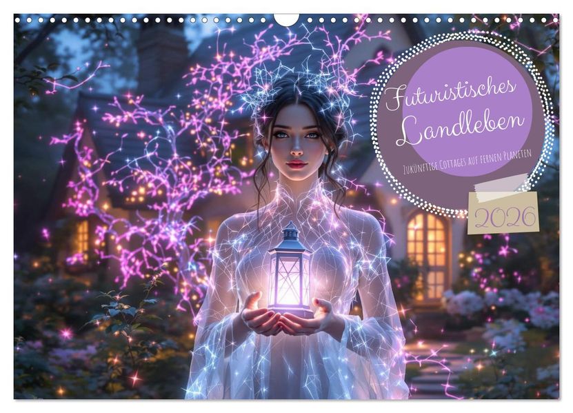 Futuristisches Landleben (Wandkalender 2026 DIN A3 quer) CALVENDO Monatskalender
