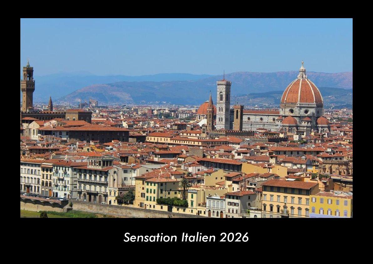 Sensation Italien 2026 Fotokalender DIN A3