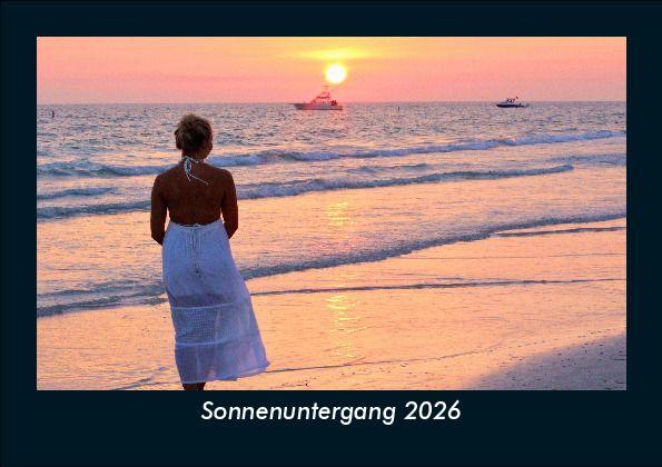 Sonnenuntergang 2026 Fotokalender DIN A5