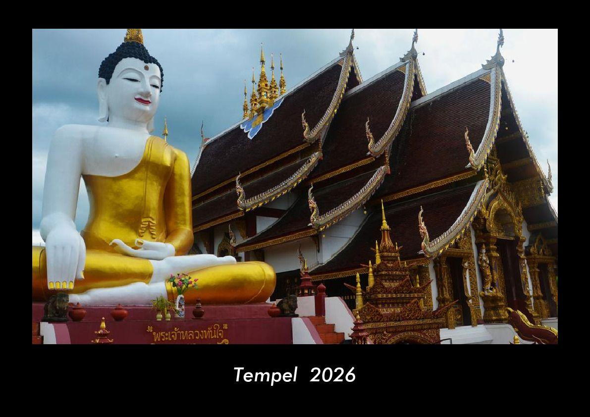 Tempel 2026 Fotokalender DIN A3