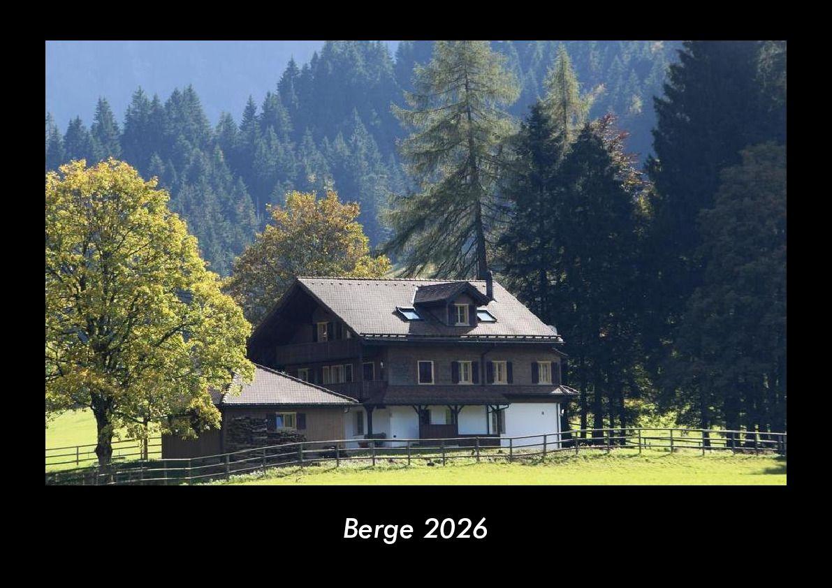 Berge 2026 Fotokalender DIN A3