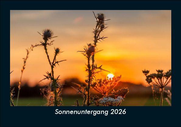 Sonnenuntergang 2026 Fotokalender DIN A5