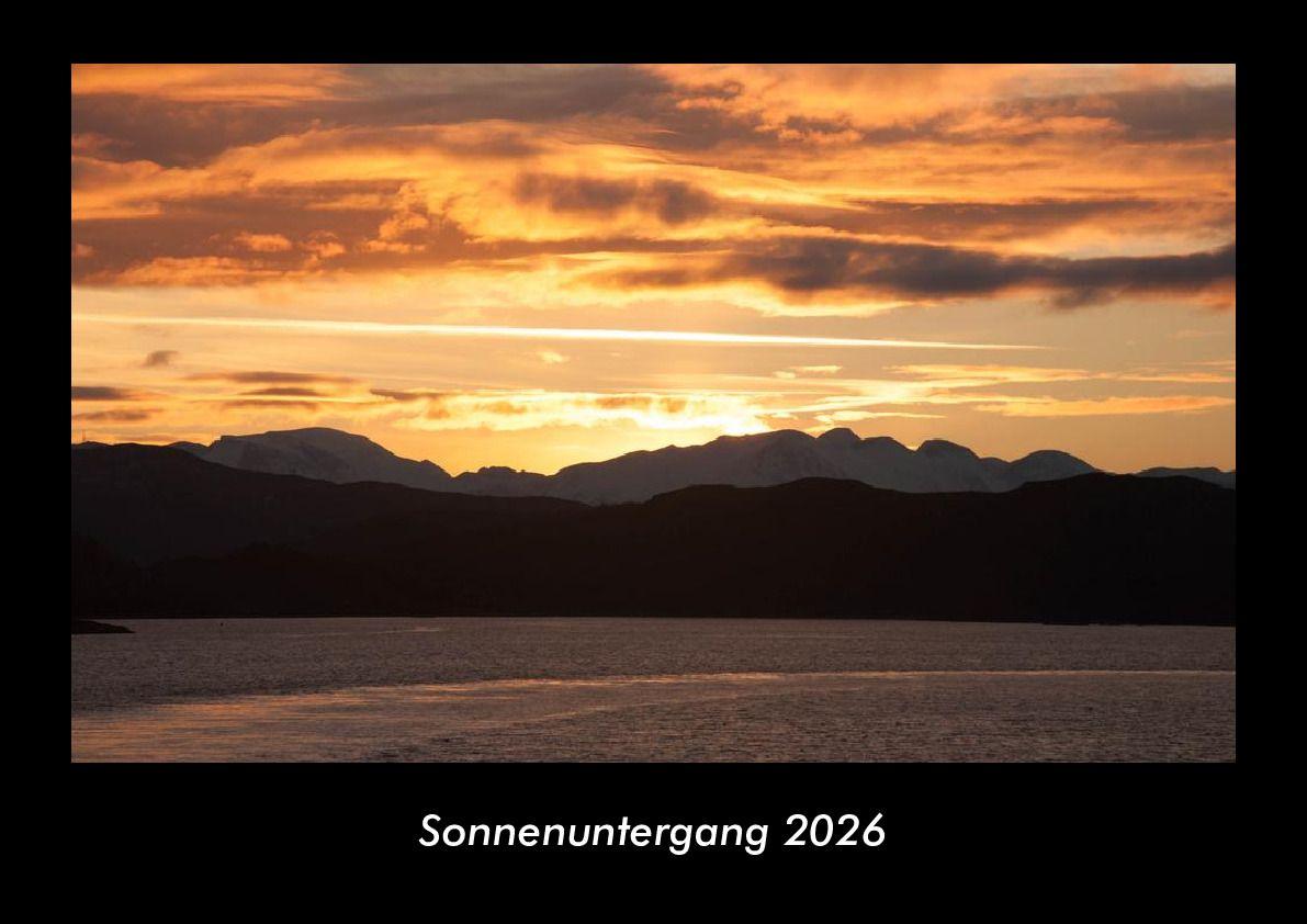 Sonnenuntergang 2026 Fotokalender DIN A3