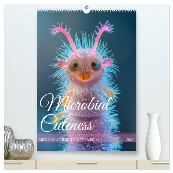 Microbial Cuteness (High Quality Premium Wall Calendar 2026 DIN A2 portrait)CALVENDO 12 Month Wall Calendar