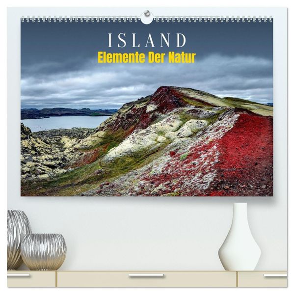 Island - Elemente der Natur (hochwertiger Premium Wandkalender 2026 DIN A2 quer) Kunstdruck in Hochglanz