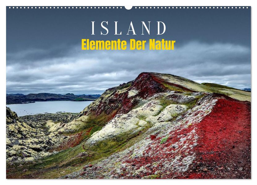 Island - Elemente der Natur (Wandkalender 2026 DIN A2 quer) CALVENDO Monatskalender
