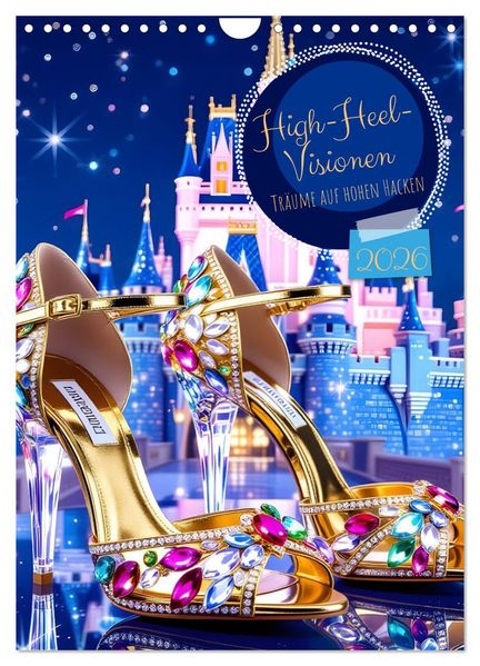 High-Heel-Visionen (Wandkalender 2026 DIN A4 hoch) CALVENDO Monatskalender