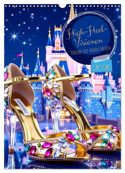 High-Heel-Visionen (Wandkalender 2026 DIN A3 hoch) CALVENDO Monatskalender