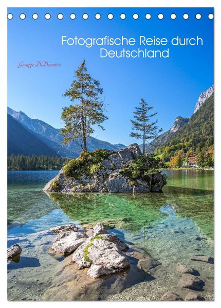 Fotografische Reise durch Deutschland (Tischkalender 2026 DIN A5 hoch) CALVENDO Monatskalender
