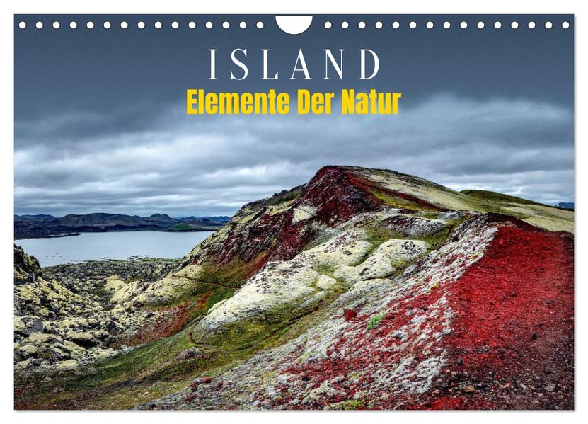 Island - Elemente der Natur (Wandkalender 2026 DIN A4 quer) CALVENDO Monatskalender