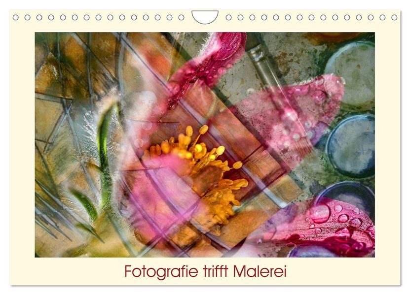 Fotografie trifft Malerei (Wandkalender 2026 DIN A4 quer) CALVENDO Monatskalender