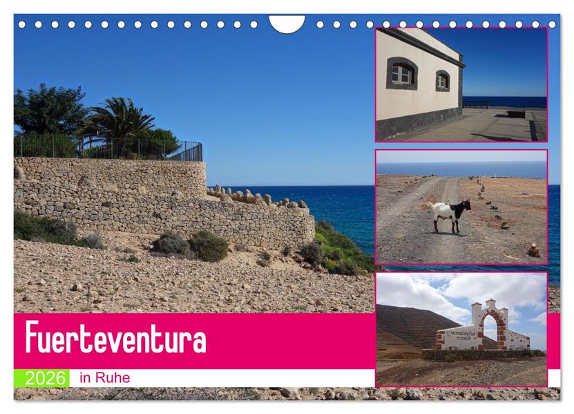 Fuerteventura in Ruhe (Wandkalender 2026 DIN A4 quer) CALVENDO Monatskalender
