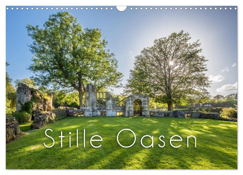 Stille Oasen (Wandkalender 2026 DIN A3 quer) CALVENDO Monatskalender