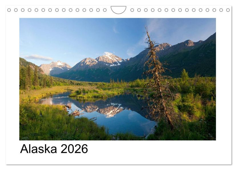 Alaska 2026 (Wandkalender 2026 DIN A4 quer) CALVENDO Monatskalender