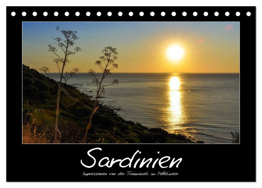 Die Trauminsel Sardinien (Tischkalender 2026 DIN A5 quer) CALVENDO Monatskalender
