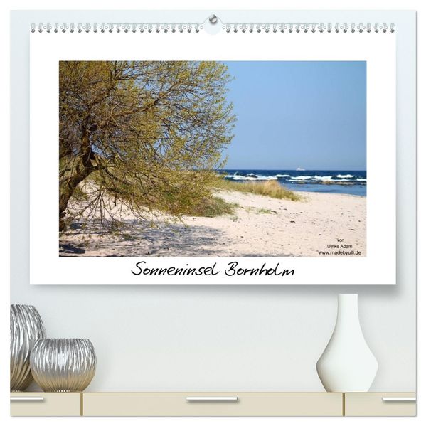 Sonneninsel Bornholm (hochwertiger Premium Wandkalender 2026 DIN A2 quer) Kunstdruck in Hochglanz