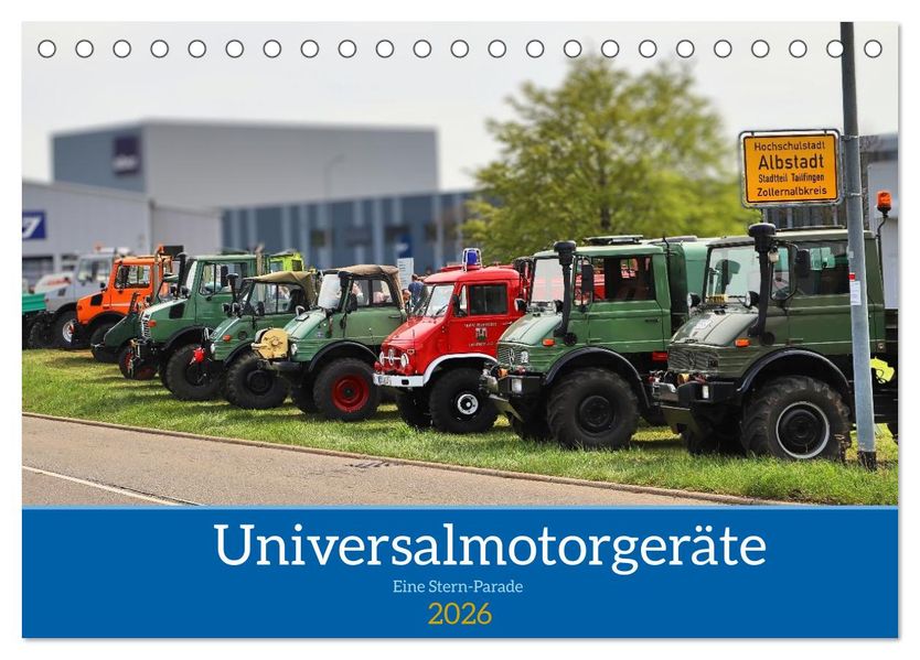 Universalmotorgeräte Eine Stern-Parade (Tischkalender 2026 DIN A5 quer) CALVENDO Monatskalender