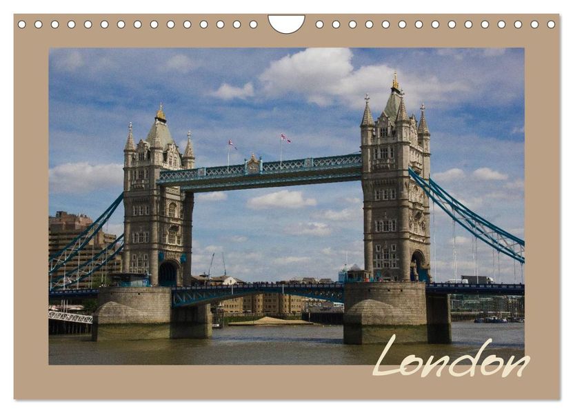 London (Wandkalender 2026 DIN A4 quer) CALVENDO Monatskalender