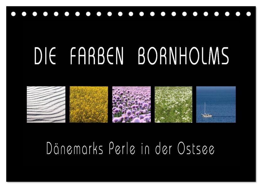 Die Farben Bornholms (Tischkalender 2026 DIN A5 quer) CALVENDO Monatskalender