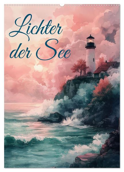 Lichter der See (Wandkalender 2026 DIN A2 hoch) CALVENDO Monatskalender