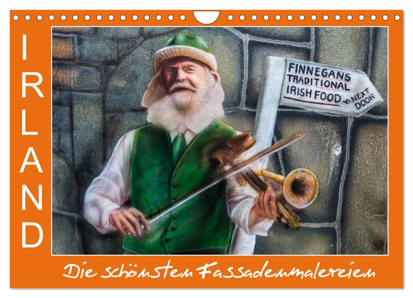 IRLAND - Die schönsten Fassadenmalereien (Wandkalender 2026 DIN A4 quer) CALVENDO Monatskalender