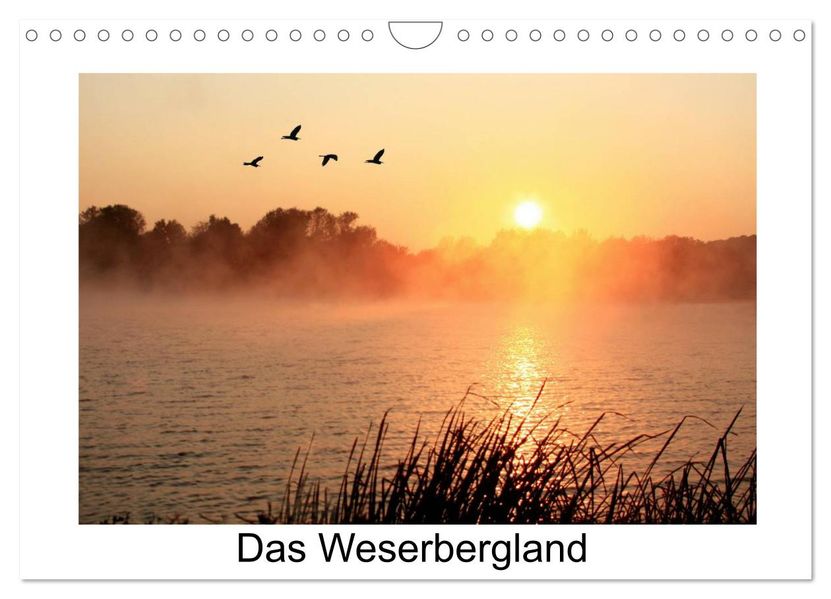 Das Weserbergland (Wandkalender 2026 DIN A4 quer) CALVENDO Monatskalender