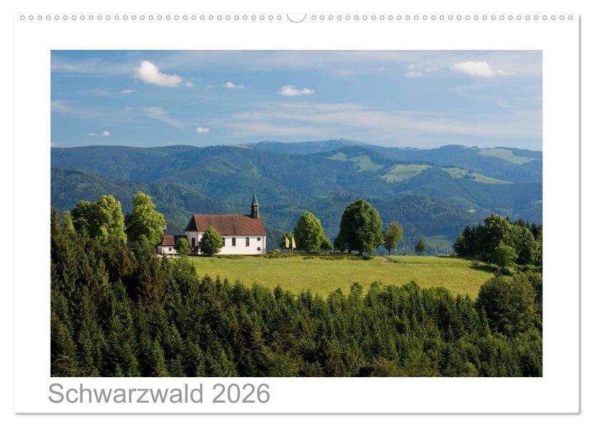 Schwarzwald 2026 (Wandkalender 2026 DIN A2 quer) CALVENDO Monatskalender