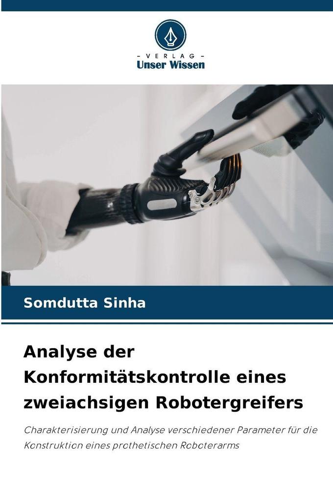 Analyse der Konformitätskontrolle eines zweiachsigen Robotergreifers