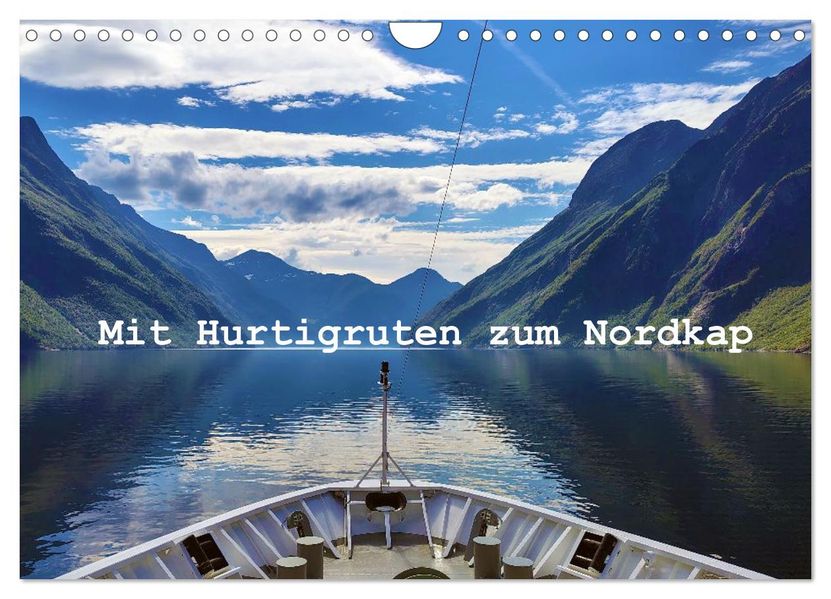 Mit Hurtigruten zum Nordkap (Wandkalender 2026 DIN A4 quer) CALVENDO Monatskalender