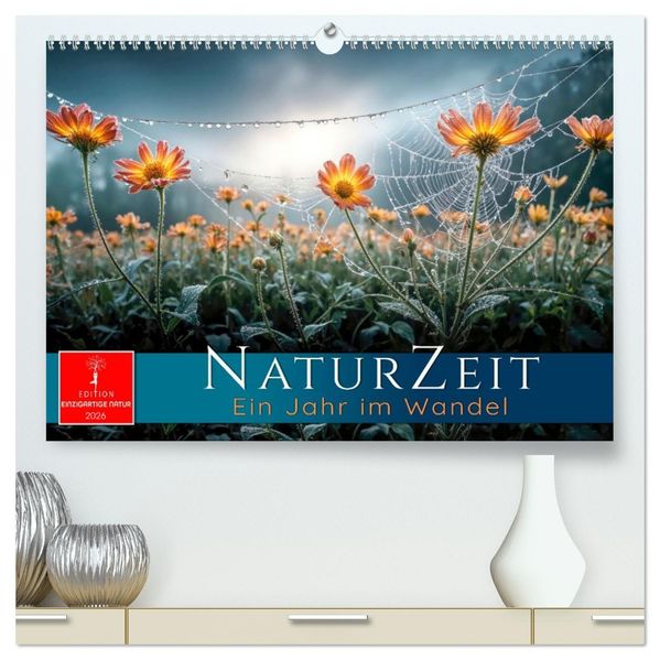 Naturzeit - Ein Jahr im Wandel (hochwertiger Premium Wandkalender 2026 DIN A2 quer) Kunstdruck in Hochglanz
