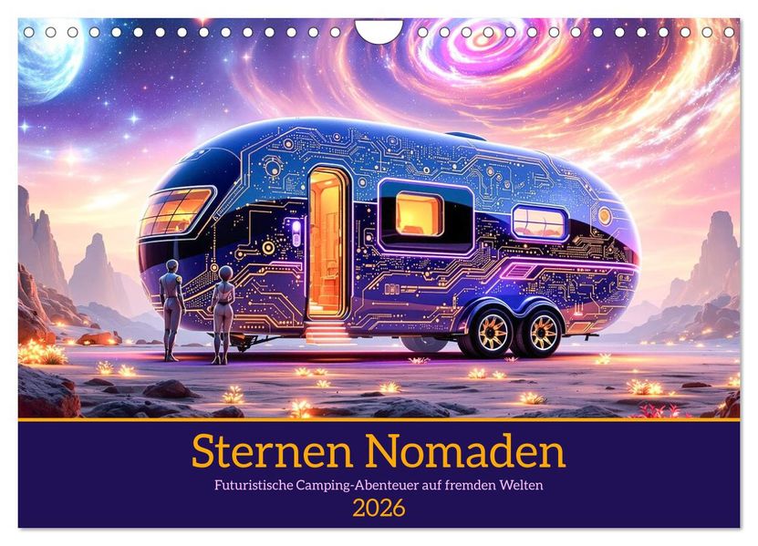Sternen Nomaden (Wandkalender 2026 DIN A4 quer) CALVENDO Monatskalender