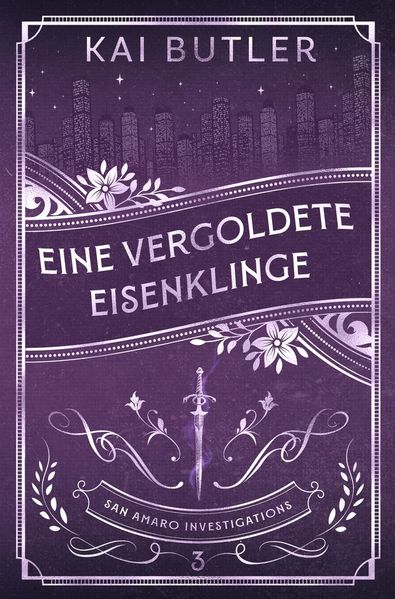 Eine vergoldete Eisenklinge
