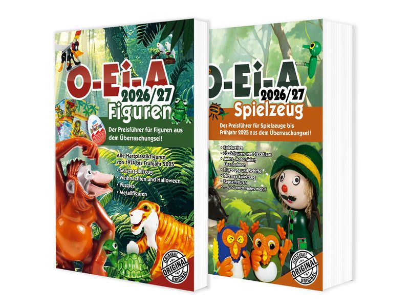 Das O-Ei-A 2er Bundle 2026/27 - O-Ei-A Figuren und O-Ei-A Spielzeug im Doppel mit 300 EUR Preisvorteil gegenüber Einzelkauf!